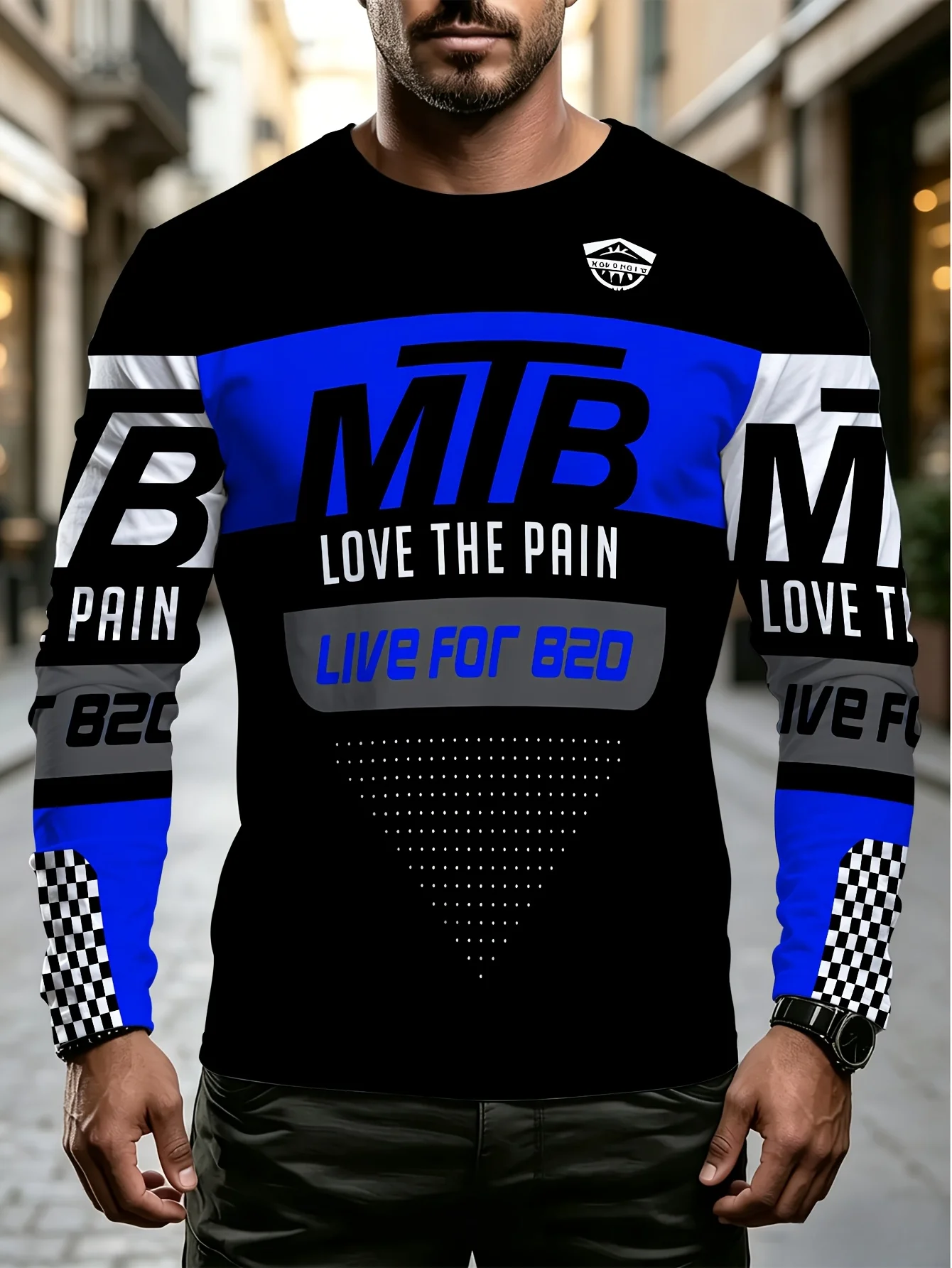 2026 Spring and Autumn MTB Black Long-sleeved T-shirt for Men Women, Fashionable and Trendy, Multiple Motorcycle T-shirt Styles