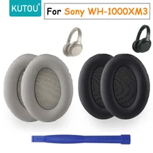 KUTOU Replacement Earpads for Sony WH-1000XM3 1000XM3 WH1000XM3 Headphones Earmuff Ear Pads Cushions Accessories Repair Parts