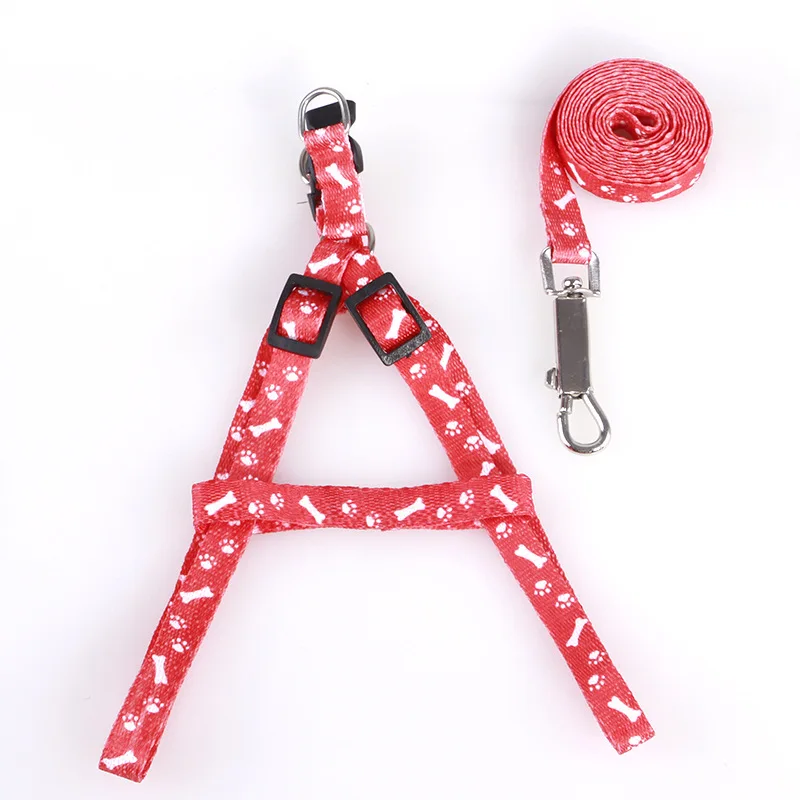 Günstiges Hundeleinen-Set für kleine Hunde, Welpenleinen, Teddy-Hundeleine und Geschirr-Set, niedliches Führseil-Set, Katzen- und Kätzchenleine, Haustierbedarf, Dekoration – Detail 4
