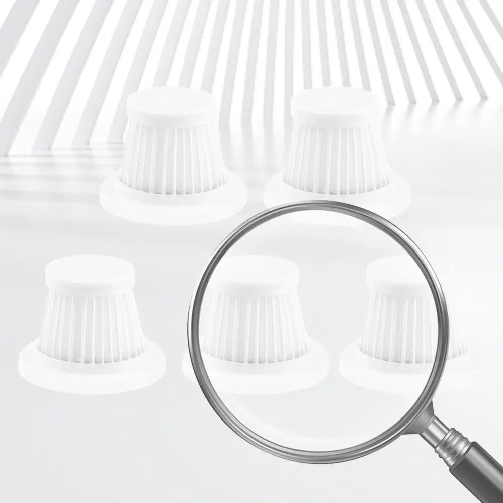 

5 шт. моющихся HEPA-фильтров для автомобильного пылесоса, многоразовые, простые в установке и снятии, аксессуары для ручных пылесосов