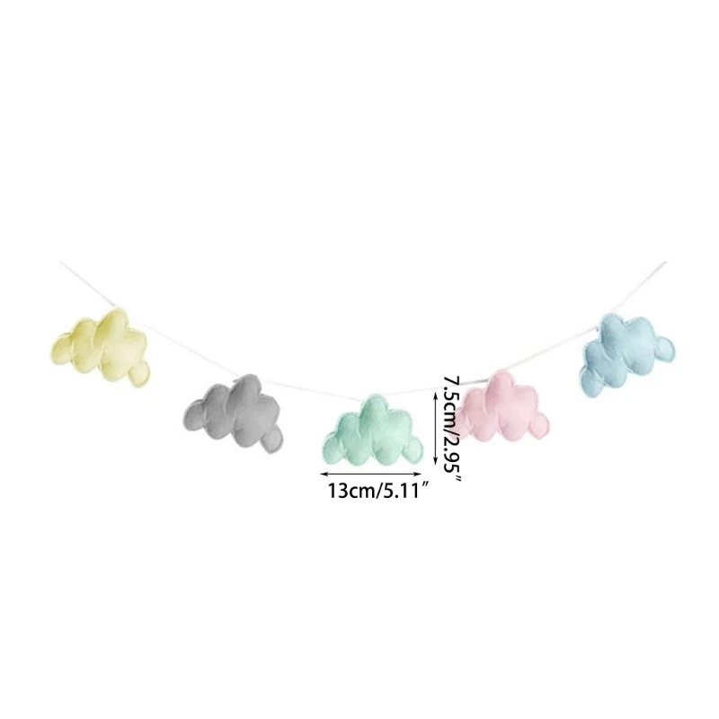 Servizi fotografici per bambini in Prop Mobili Fotografia Layout Felt Cloud Photo Decor