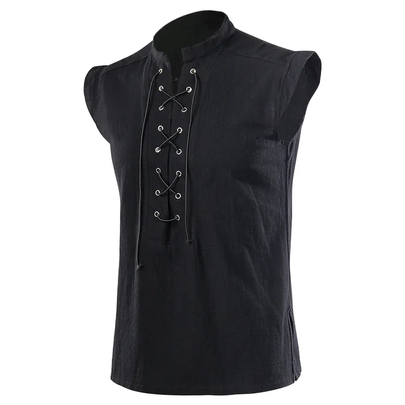

Pirate Renaissance Viking Steampunk Medieval Gothic Sleeveless Shirt