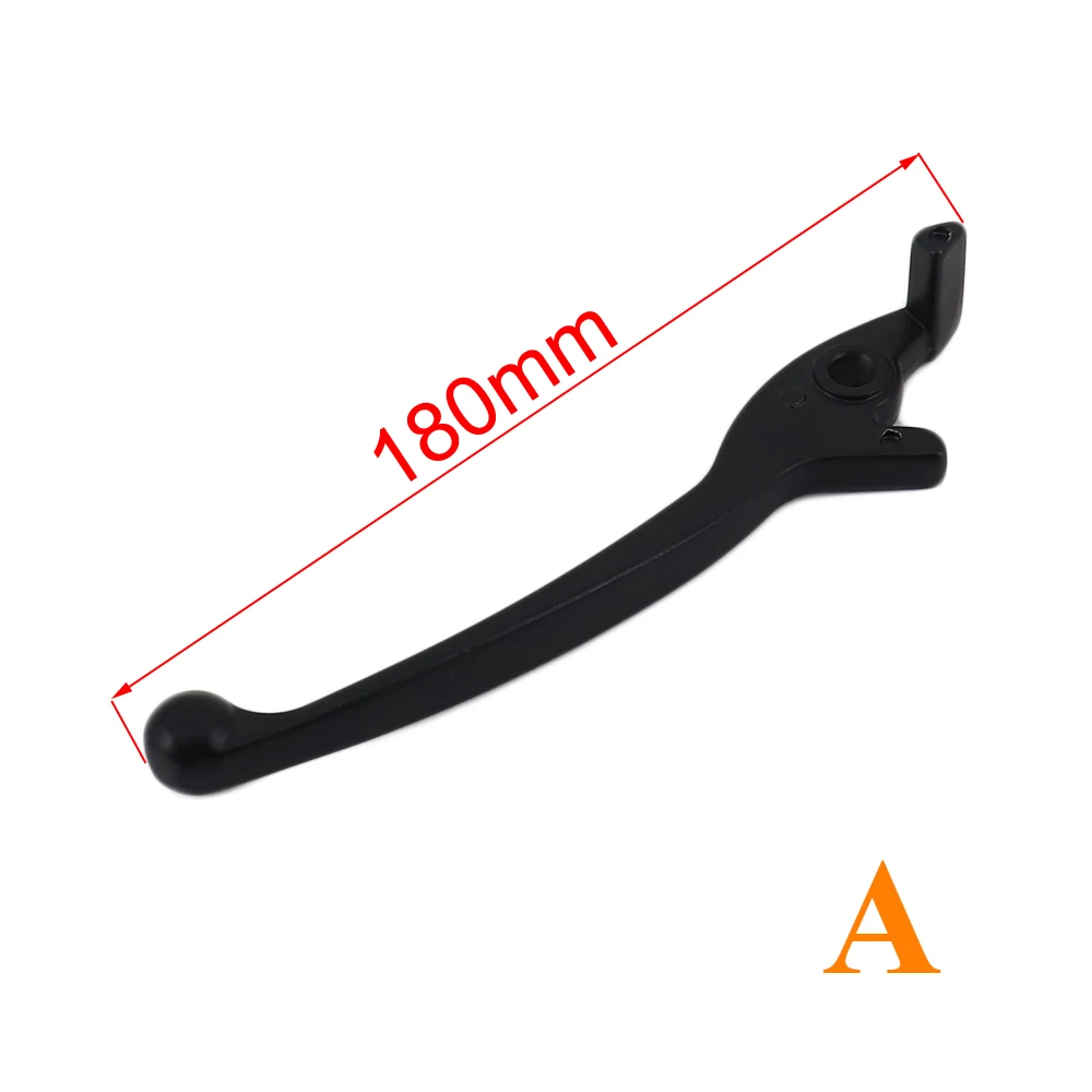 Motorcycle Right Side Black Silver Hydraulic Brake Handle Lever For Chinese Scooter Honda Yamaha Motorcycle Moped ATV