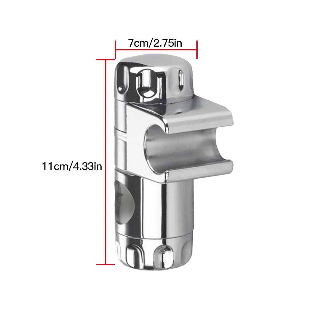Кронштейн для душа с гальваническим покрытием, регулируемый ручной держатель для распыления, держатель для душа в ванную комнату, аксессуар