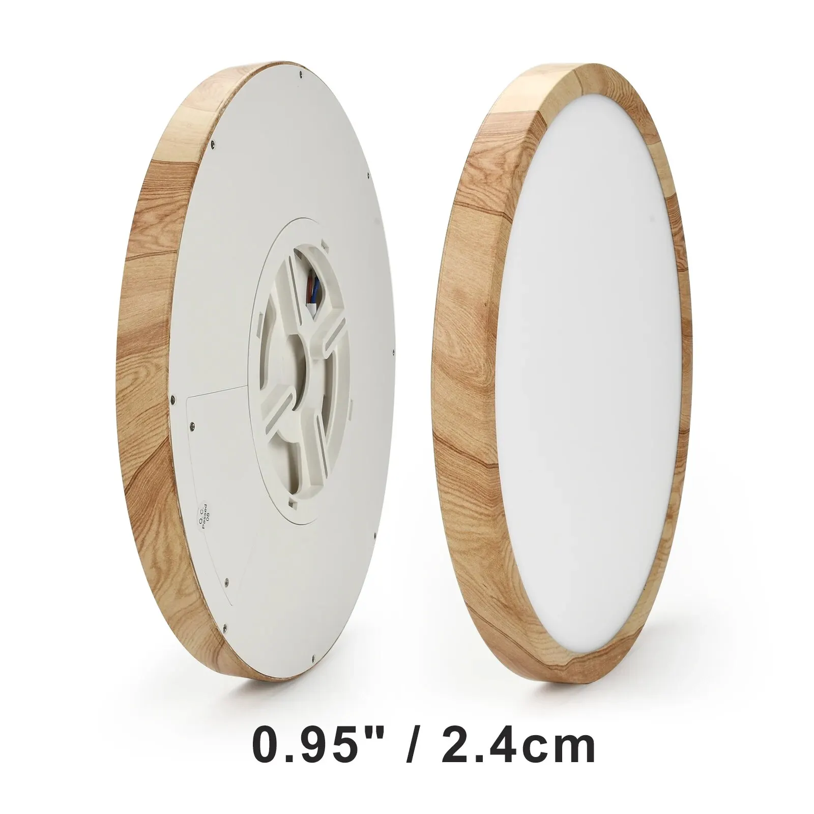 LVL LED Ceiling Light Wood Grain 3 in 1 Lighting Colors Home Lighing Kitchen Bedroom Bathroom Round Flush Ceiling Lamp