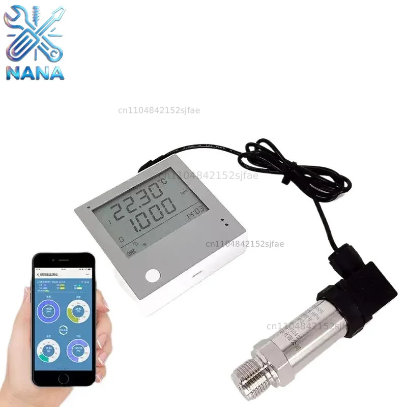Remote Pressure Sensor  Gauge Air Water  Detection Switch Control Alarm Accessory For Industrial Liquid Gas  Monitoring System