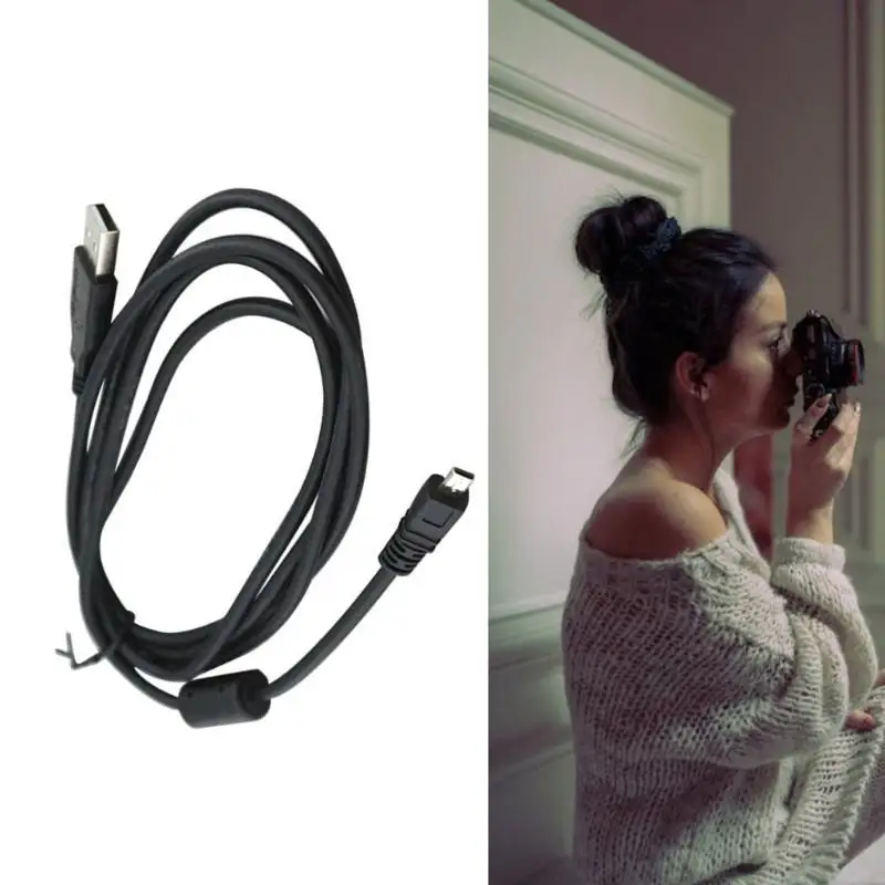 شاحن الكابل USB2.0 لـ DSC W710 W730 W800 W830 كاميرات DSLR