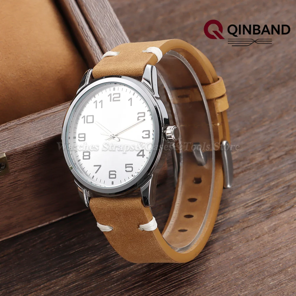 20mm 22mm Rindsleder Vintage Öl-Wachs Handgefertigtes Armband Braun Schwarz Universelles Uhrenarmband für Seiko für Omega für Herren Damen Zubehör – Detail 6
