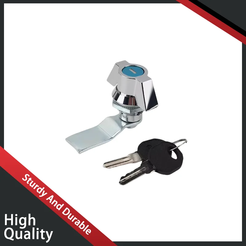 Zinc Alloy Industrial Handle Cylindrical Tongue Lock Cabinet Electrical Box Electrical Cabinet Equipment Handle