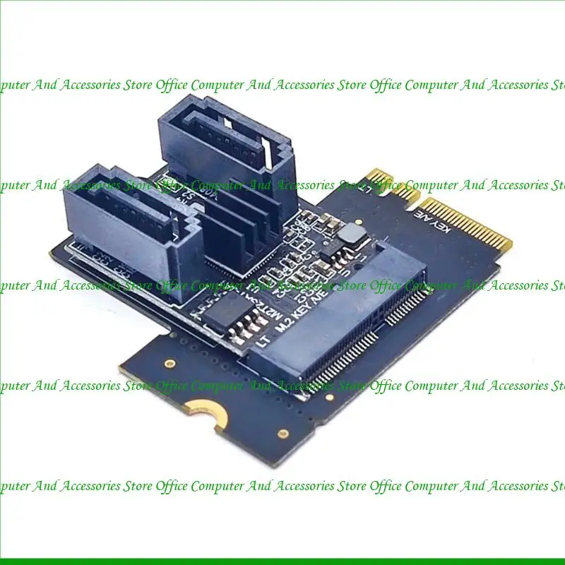 U55C NGFF KEY A/E TO 2 PORT CARTÃO EXPANSÃO RISER SATA3 6G Controller