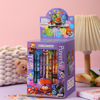Cartoon Gel Pen 12pcs 0.5mm Black Doll Girl Heart Signature Pen Student Stationery Cartoon Value Creative Stationery Birthday