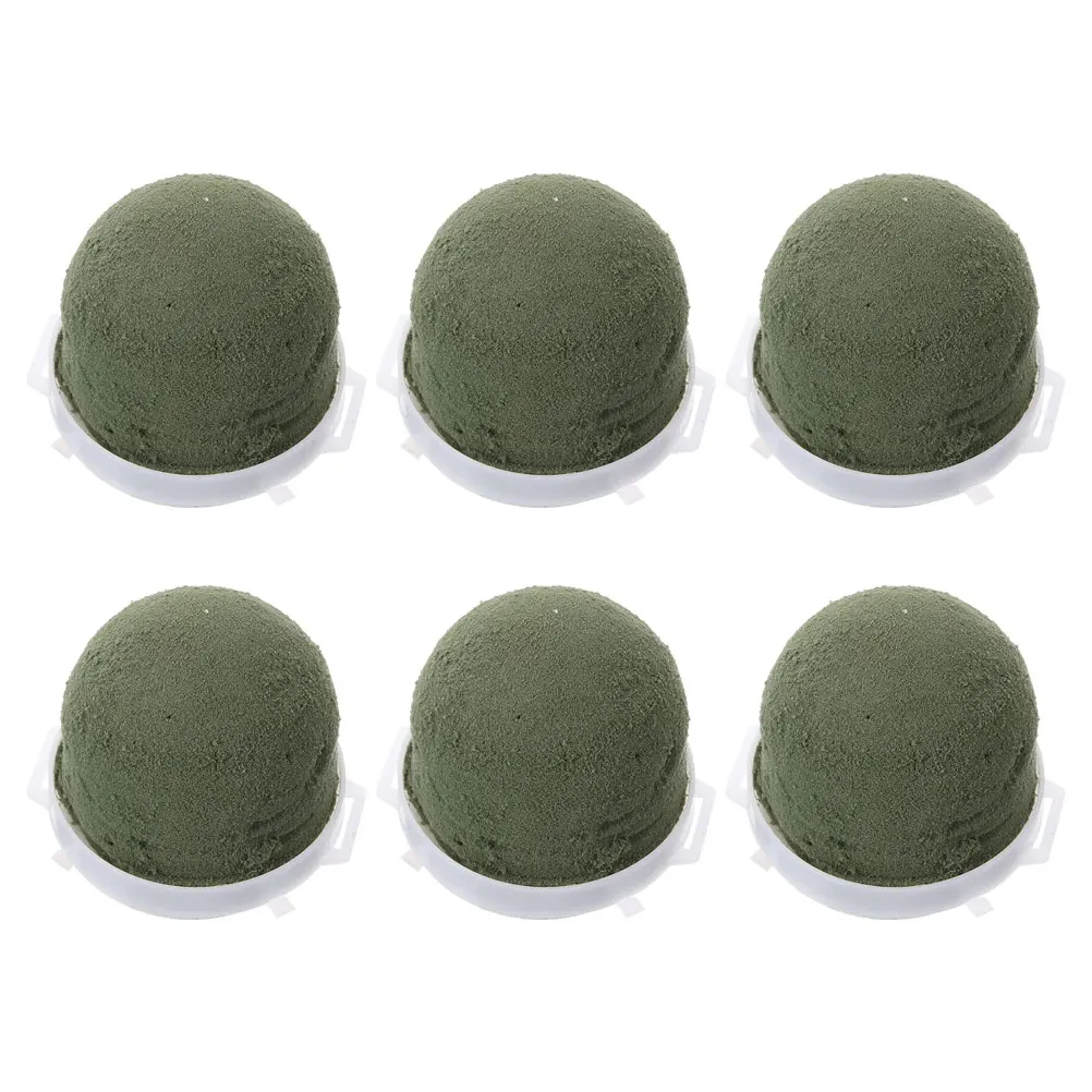 

6pcs Mini Floral Foam 5x5x5cm Portable Flower Arrangement Wedding Decor Artificial Dried Paste Plastic Bottle Holder