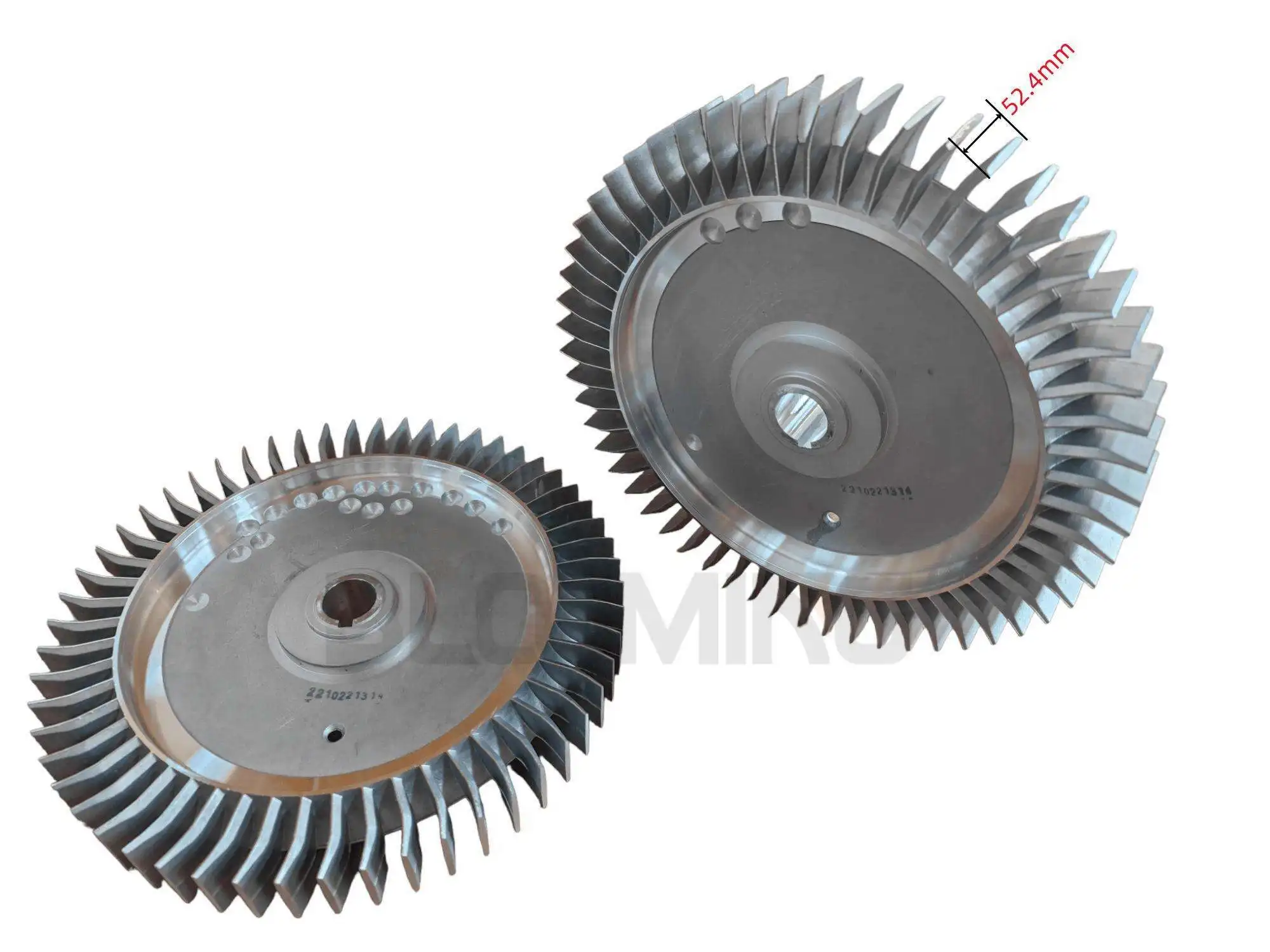 Imagem -02 - Canal Lateral Vortex Bomba Acessórios da Bomba de Vácuo Impulsor Anel Cnc b8 5.5kw a 11kw