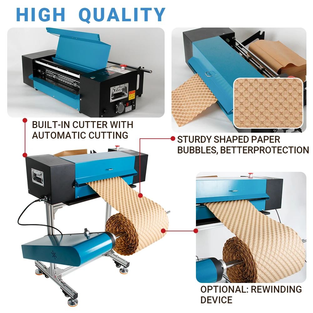 Factory Price Honeycomb Paper Machine Kraft Paper Bubble Board Wrap Produce Machine Paper Bubble Machine for Package