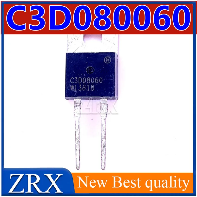 5Pcs/Lot C3D08060A TO-220 600V8A Imported Original CREE Silicon Carbide Schottky Diode In Stock