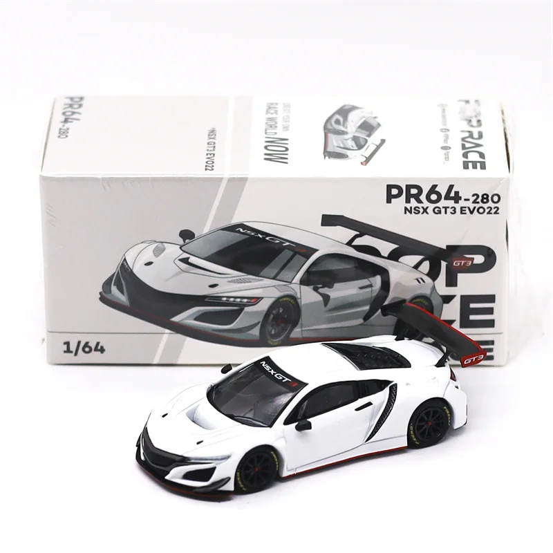 POP RACE 1:64 SINGER DLS TURBO NSX GT3 EVO22 EVA RT TEST TYPE-01 Diecast Model Car