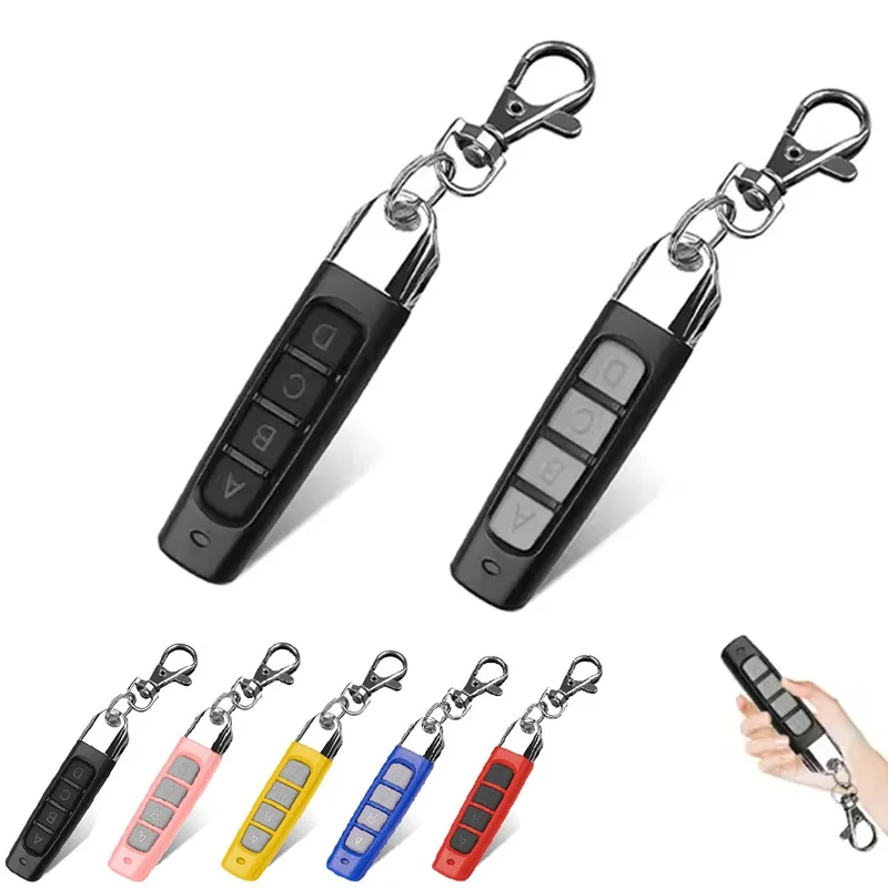 

Wireless 433MHz Remote Control RF Clone Copy Key Garage Door Gate Opener 4CH Car Key Duplicator Electric Gate Door Transmitter