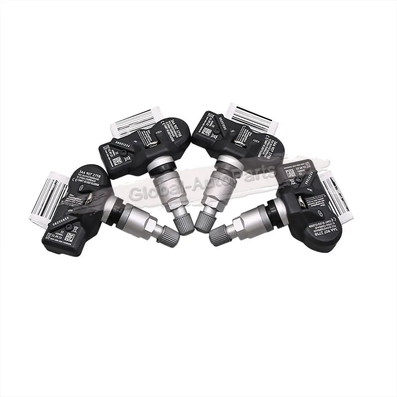 

Система контроля давления в шинах 3AA907275B, датчик давления в шинах, Автомобильный датчик TPMS, 433 МГц для Volkswagen CC Passat Tiguan 2007-2015, 4 шт.