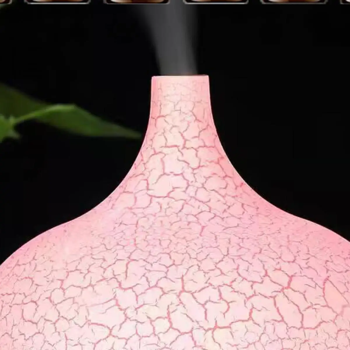 

Ультразвуковой увлажнитель холодного тумана с диффузором эфирного масла, пультом дистанционного управления, тихая работа, автоматическим отключением, ночником, для Ho