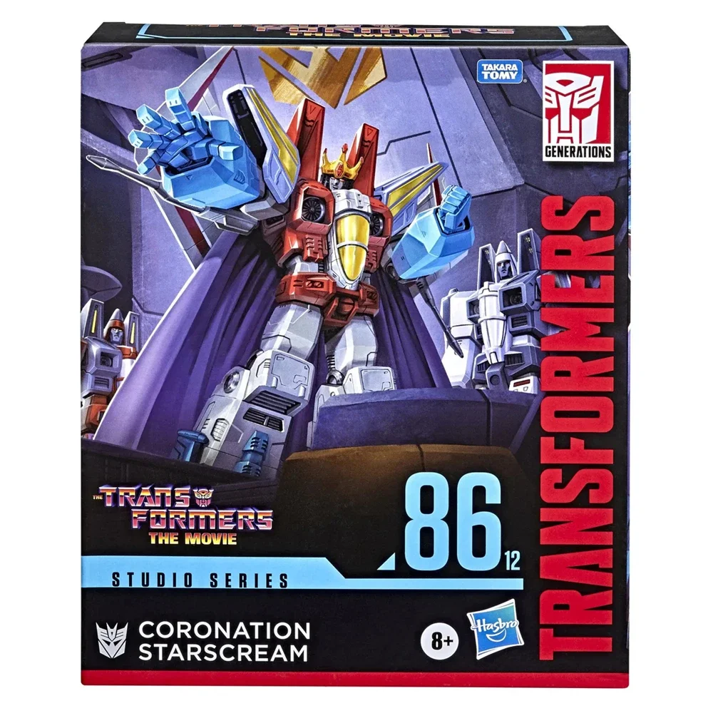 TAKARA TOMY Transformers Toys Studio Series Leader Class The Movie Coronation Starscream Action Figure Model Doll SS86-12