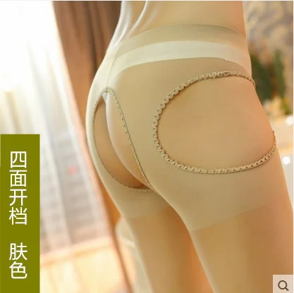 Sexy women pantyhose net tight nylon print stocking fishnet mesh hosiery Thin core spun silk four sides open file fun PR57