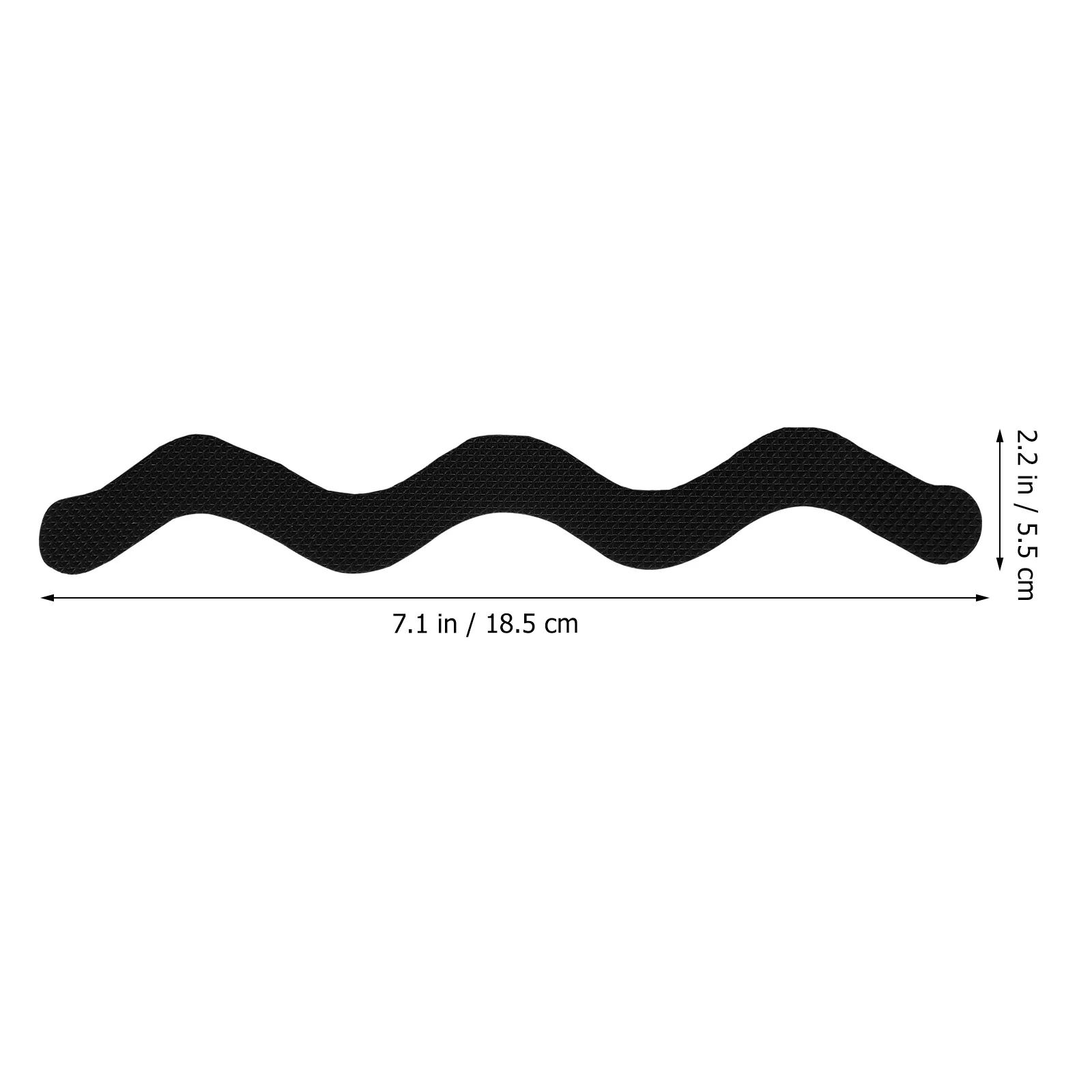 

24pcs Anti Skid Stickers Non Slipping Adhesive Tape Clear Duct Bathroom Floor Kitchen Balcony Corridor Doorway Stair Strip