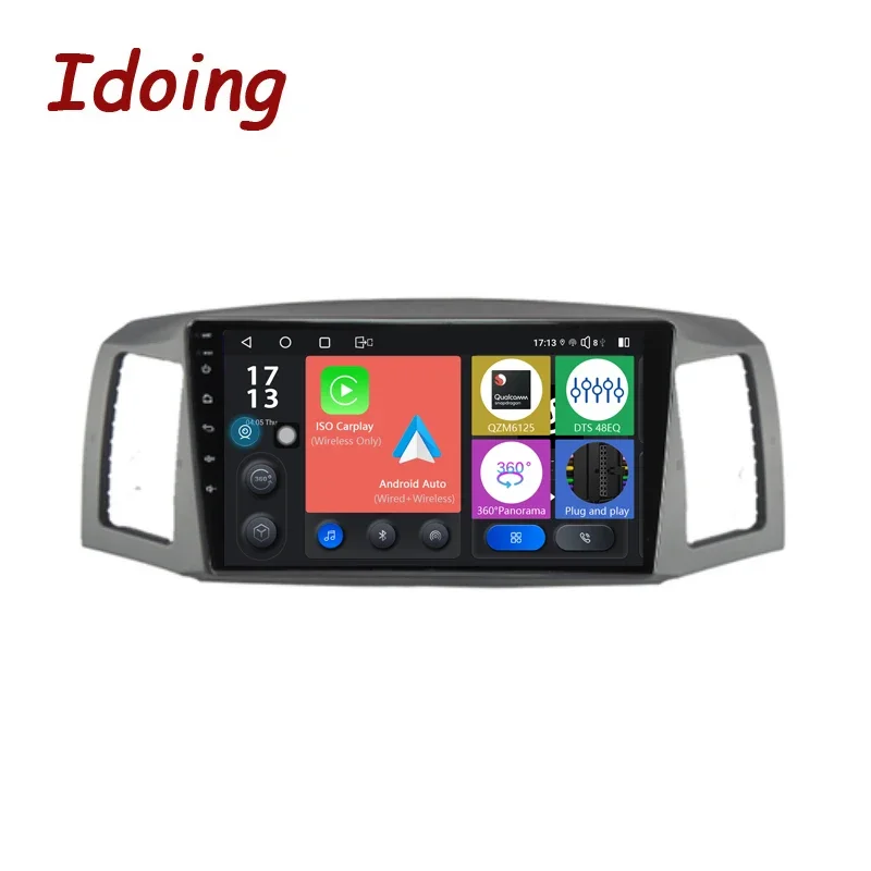 

Idoing Car Radio Multimedia Video Player Navigation GPS For JEEP Grand Cherokee 2004-2007 LHD Car Stereo Audio Head Unit 8G+128G
