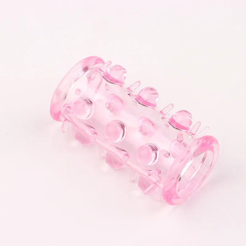 Big Penis Sleeve Cock Ring Reusable Glans Penis Enlarger Extender Delay Ejaculation Beads Cock Rings Adult Sex Toys For Men