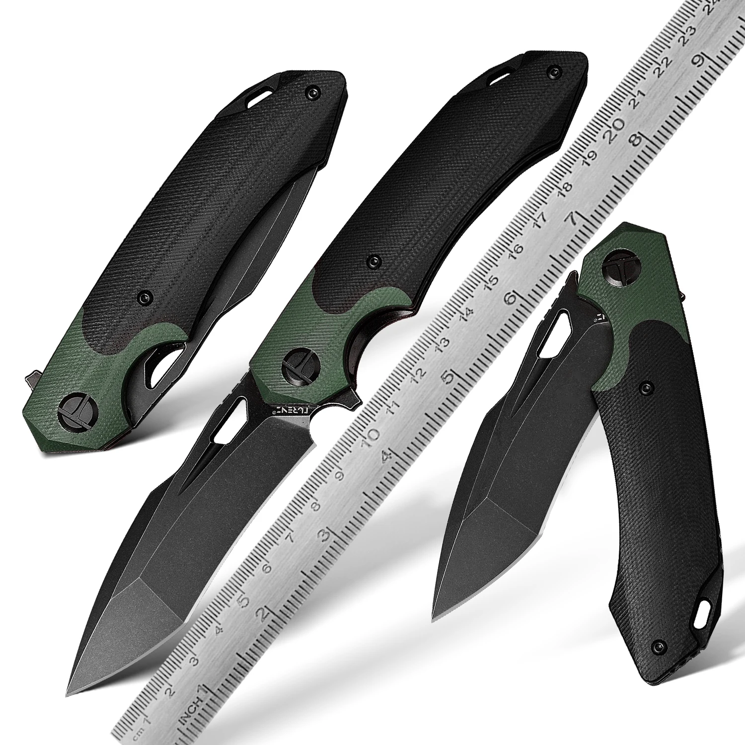 

Spirit Deed Outdoor Utility Knife D2 Steel Blade G10 Non-slip Handle Portable for Camping Hiking Rope Cutting