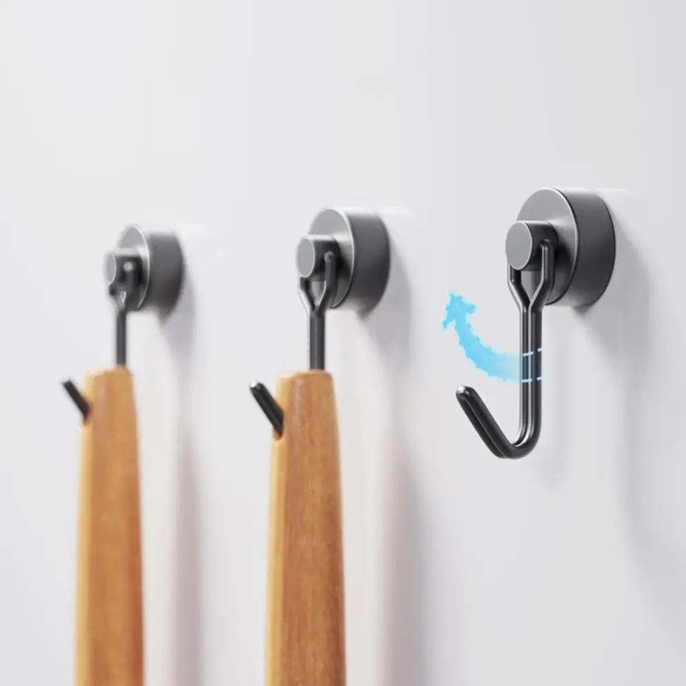 

Space Saving Strong Magnetic Magnetic Hook Suction Non-trace Key Hanger Multi-Purpose Wall Organizer Storage Hook Kitchen