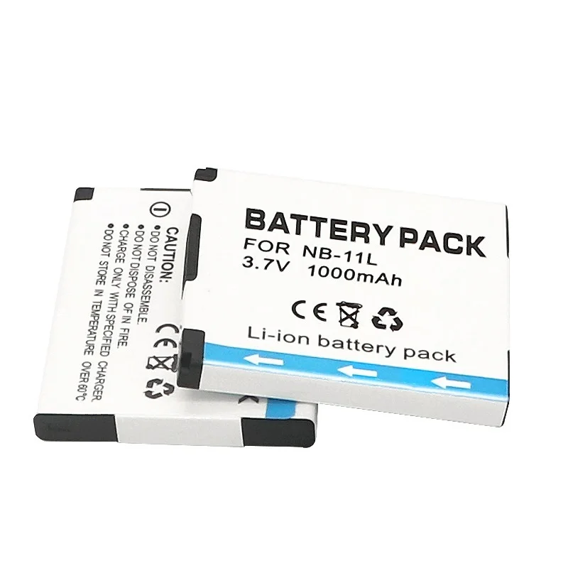 1000Mah NB-11L Nb11l Nb 11l NB-11LH Batterij + Lcd Oplader Voor Canon Powershot A2300,A2400 Is, A2500, A2600, A3400 Is, A3500 Is