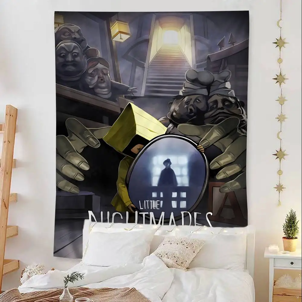 horror game L-LittleS N-Nightmares Hippie Wall Hanging Tapestries Bohemian Wall Tapestries Mandala INS Home Decor