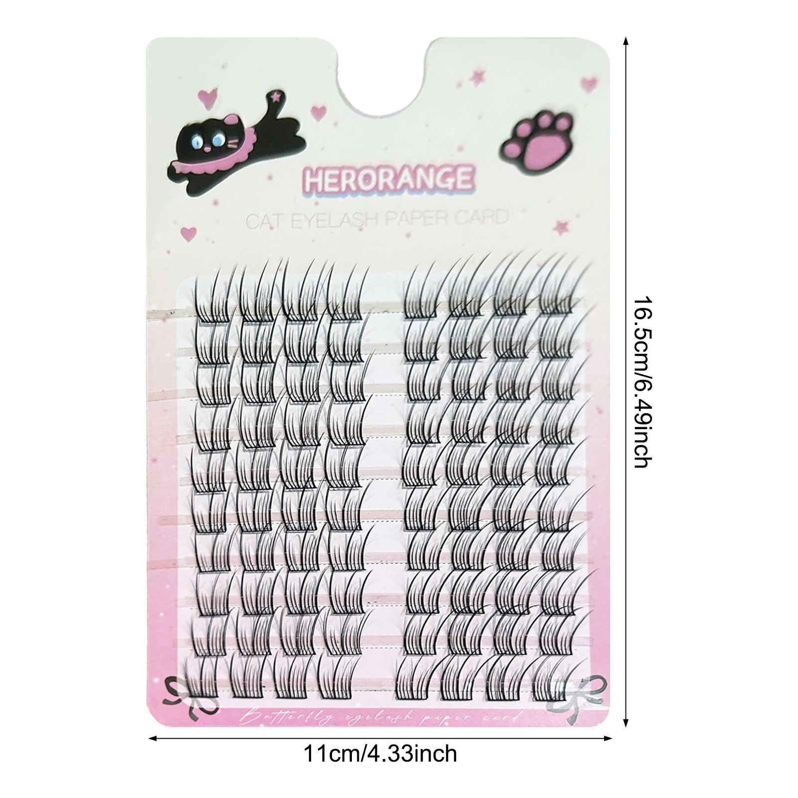 DIY つけまつげエクステンション韓国スタイル薄いバンドうっすらとしたまつげ 11-14 ミリメートルナチュラルロング偽まつげ用品毎日のメイクアップ