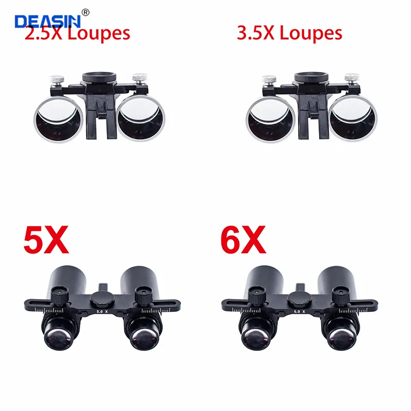 Dental accessories Spare parts lithlum battery LED Headlight Binocular Loupes 2.5X/3.5X 5W Surgical Headlamp Dentistry Magnifier