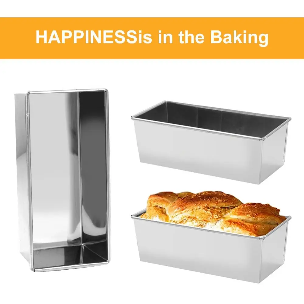 Gebäck Tablett Kreative Backform Form DIY Rechteckige/Runde Backform Einfache Release Edelstahl Brot Backform Backformen
