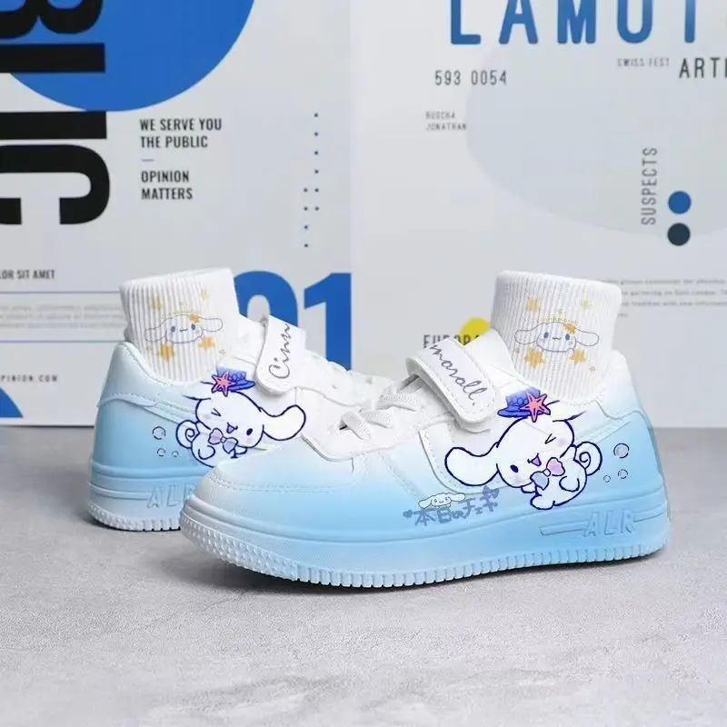 

Anime Cinnamoroll Girls Sports Shoes Kuromi Women's Casual Shoes Cute Sneakers Kid Running Shoes Children Sports Sneakers Gifts