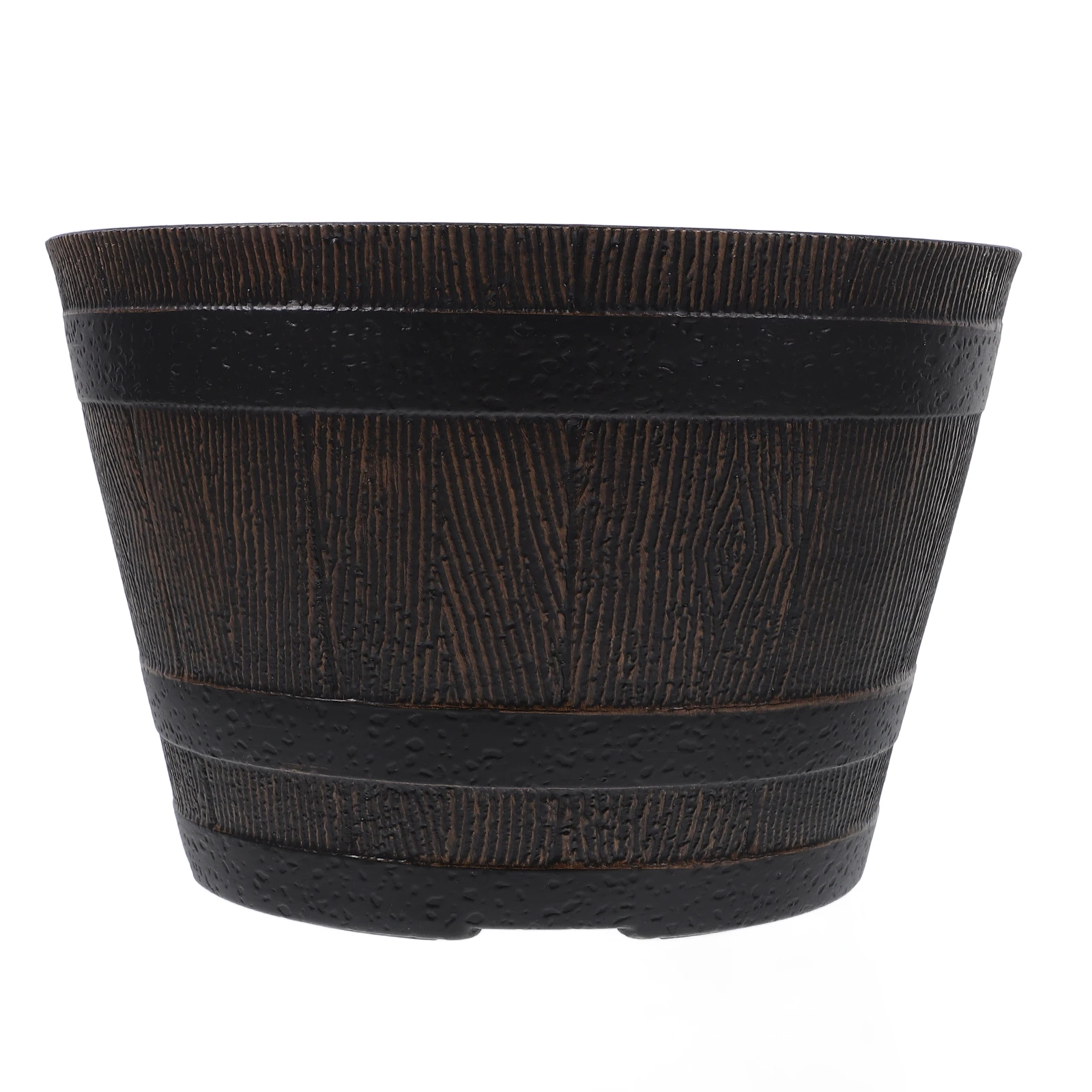 

Tree Flower Pot Bonsai Planter for Succulents Herbs Outdoor Plants Dark Brown Wear-Resistant Sturdy Light