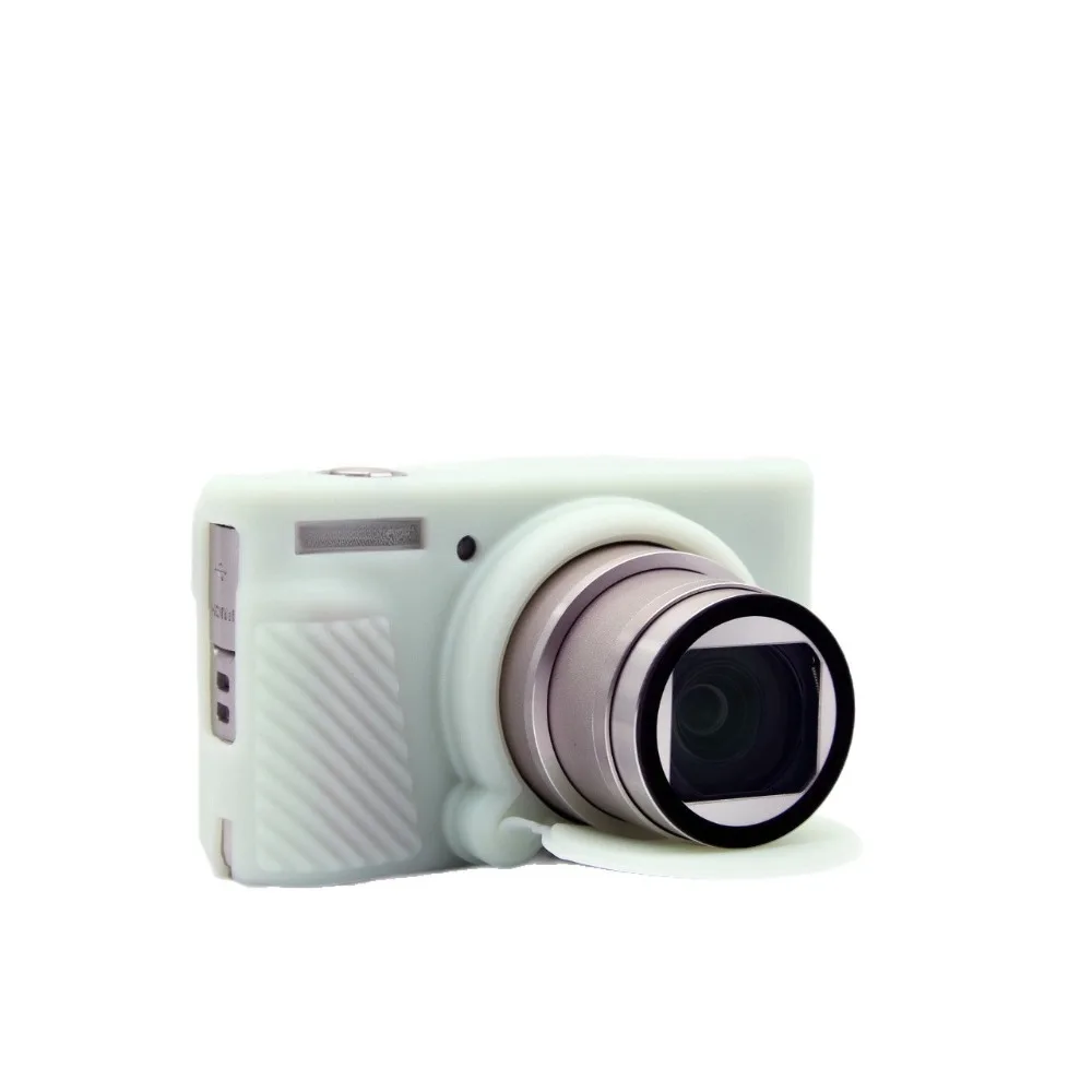 Ochronne etui silikonowe do aparatu Canon SX740 SX730, silikonowa torba na aparat odporna na upadki, akcesoria silikonowe + darmowa folia hartowana — zdjęcie produktu 4