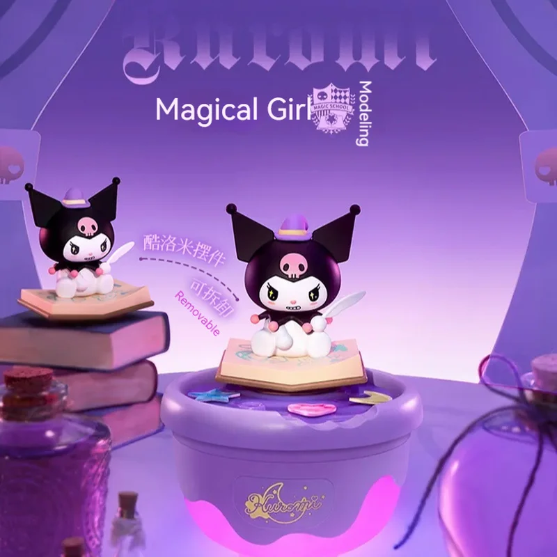 2023 New Sanrio Kuromi Gifts Magic Humidifier Cartoon Desktop Mini Spray Kuromi Night Lights Decor Girl Birthday Christmas Gift