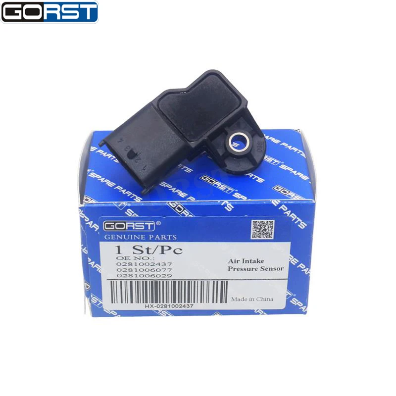 Capteur MAP de pression de suralimentation absolue, collecteur d'admission d'air, Fiat Croma Doblo Ducato Grande Punto Multipla 0281002437, 93171176