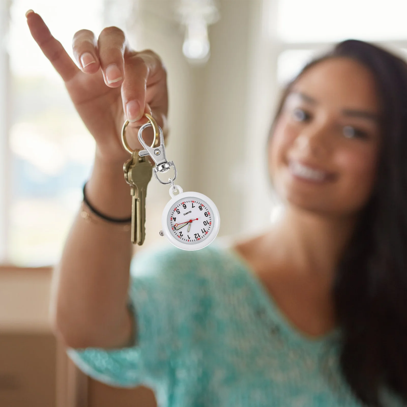 

Exquisite Fob Watch for Nurses and Doctors Simple Appearance Smooth Design Convenient Time Reading Nurse Watch