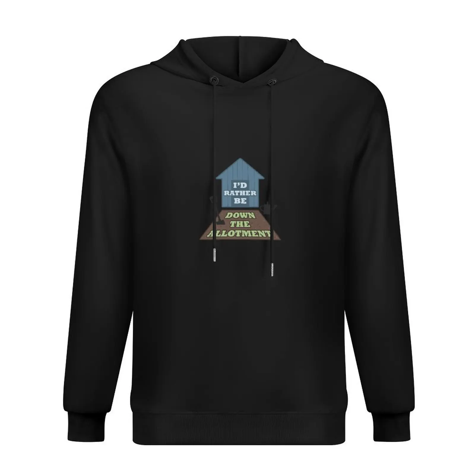 

I'd rather be down the allotment Hoodie autumn clothes winter clothes blouse japanese style graphic hoodie