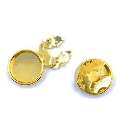 10pc Fashion Brass Round Cufflinks Button Covers Round Cuff Links Brass Material Dropship