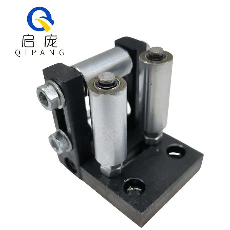 Qipang Small Manufacture 10mm Four-Roll Adjustable Conductor Device Derrick Wire Cable Idler Wheels Wire Guide Rollers