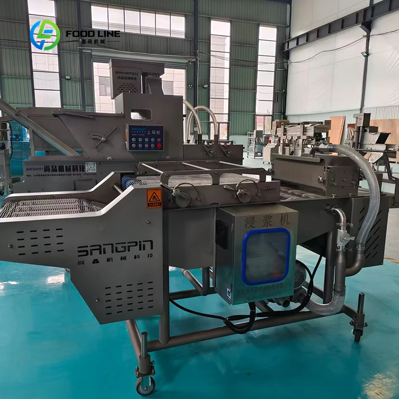 Customized Stainless Steel Automatic Frying Production Line With Built-in Oil Filtration System Commercial Deep Frying