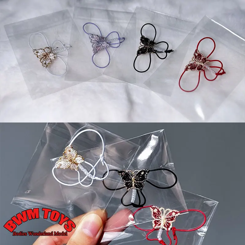 

Handmade 1/6 Female Soldier Bead String Butterfly Triangle Thong Underpants Model Clothes Accessories For 12inch Action Figure