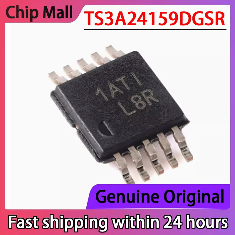 

5 шт. новый оригинальный TS3A24159DGSR экран L8R VSSOP10 аналоговый переключатель