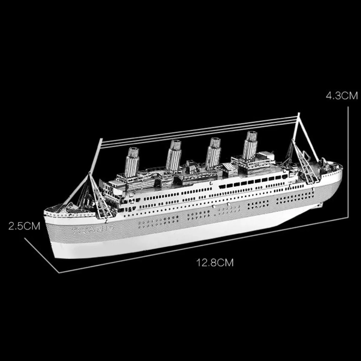 Titanic 3D Metal Puzzle model kits DIY Laser Cut Puzzles Jigsaw Toy For Children