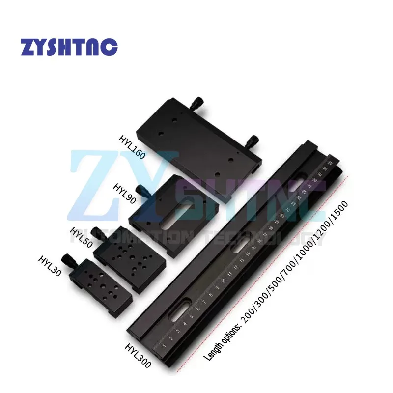 X-axis dovetail groove optical experiment stage slide rail adjustment for precise translational linear optical instrument stand