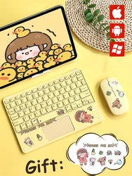 Tablet Android IOS Windows For iPad Keyboard Mouse Wireless Bluetooth Teclado Pro Air for Xiaomi Samsung Huawei 9 10 11 inch